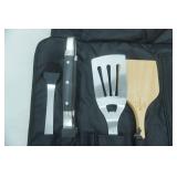 NEW Pampered Chef Grilling Utensils and Roll Bag