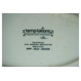 Temptations Harvest Blessings 20" Oval Handled Embossed Platter