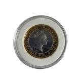 1997 Silver Proof Coin - £2 British Pound. In excellent condition! Rare find!