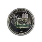 1896 Tribute Coin featuring the Silver Certificate - American Mint silver clad with COA. Beautiful Coin!