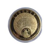 Massive! Rare American Mint COPY of one of the greatest US coins ever made, 24K plated.