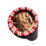 2024- D | 3 rolls of uncirculated pennies from a bank box