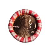 2024- D | 3 rolls of uncirculated pennies from a bank box