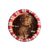 2024- D | 3 rolls of uncirculated pennies from a bank box