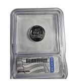 1943 IGC Genuine Steel Lincoln Cent - Black Ruthenium Finish, Graded 1 of 10,000.