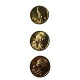 Mixed Lot of Gold Dollars from Various Years and Mint Marks - Total of 9 Coins