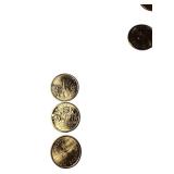 Mixed Lot of Gold Dollars from Various Years and Mint Marks - Total of 9 Coins