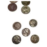 Coin Errors & Oddities with a face value of $4.75  in coins.