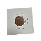 Mixed lot of old coins. It includes silver five-cent coins from the 1940s to the 1960s and two error pennies.