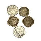 Old Rare Foreign Coins Large Lot