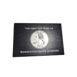 First 10 years of Washington Silver Quarters Collection