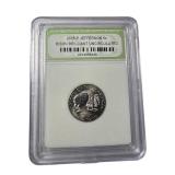 Five Exquisite Uncirculated Coins Encased in International Numismatic Bureau Holders