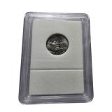 Five Exquisite Uncirculated Coins Encased in International Numismatic Bureau Holders