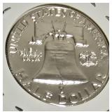 1961 Franklin Half Dollar - Grade: MS-69, Clockwise Orientation