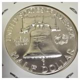 1963 Franklin Half Dollar, graded MS-69.