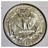 1957 George Washington Quarter - MS-69 grade, DDO, I.G.W.T