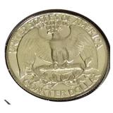 1964 George Washington Quarter - MS-69 grade, DDO, I.G.W.T