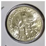 Lot of 4 Dimes: 1957, 1961, 1963, and 1964 with different grades and other defects. Please review below.