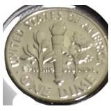 Lot of 5 Dimes: 1961, 1963 & 1964  with different grades and other defects. Please review below.