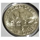 Lot of 5 Dimes: 1961, 1963 & 1964  with different grades and other defects. Please review below.