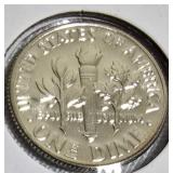 Lot of 5 Dimes: 1961, 1963 & 1964  with different grades and other defects. Please review below.