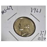 Lot of 4 Nickels: 1957 & 1961  with different grades and other defects. Please review below.