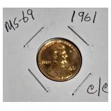 Lot of 4 Pennies: 1957, 1961 & 1963  with different grades and other defects. Please review below.