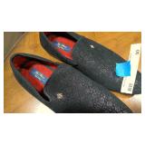 La Milano Emerson mens slip on velour shoes size 10