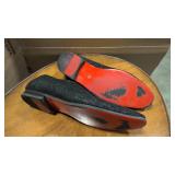 La Milano Emerson mens slip on velour shoes size 10