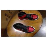 Nike Air Jordan 1 Retro High OG Bred sneakers black and red size 13