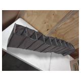 10 pair Hanging Shoe Organizer Gray