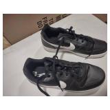Nike court vision low sneakers size 12 black and white