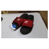 Nike Air Max Camden slides black and red size 11