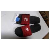Nike Air Max Camden slides black and red size 11