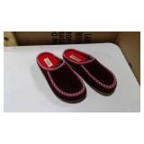 Taos woolma deep red slides size 7