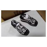 Sorel Joanie III slingback size 7 white and black noir