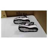 Sorel Joanie III slingback size 7 white and black noir