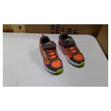 Saucony ride Jr orange and gray tennis shoes size 1