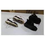 All black toddler Uggs size 6 and toddler Jordan