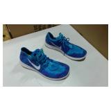 Nike Free RN Flynit running shoes size 12 blue orbit colorway