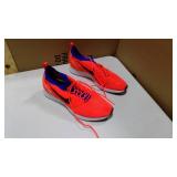 Nike air zoom Mariah flyknit racer running shoes size 12 fluorescent orange