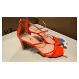 Rouge orange heels size 10