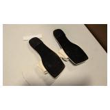 J crew Merorca Scrunchie strap slides in cream size  7.5