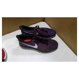 Nike Flyknit max athletic shoes purple and bue multi color size 12