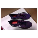 Nike Flyknit max athletic shoes purple and bue multi color size 12