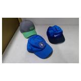 3 Ballcaps 2-Under Armor, 1 Nike