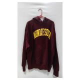 Minnesota Gophers Maroon Hoodie Signature concepts size XL