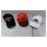 3 Minnesota Gophers Ballcaps