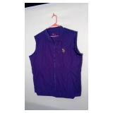 Minnesota Vikings NFL ONFIELD APPAREL Nike Zip Vest size XL