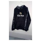 Minnesota Vikings NFL Team Apparel Hoodie Black Camo size L